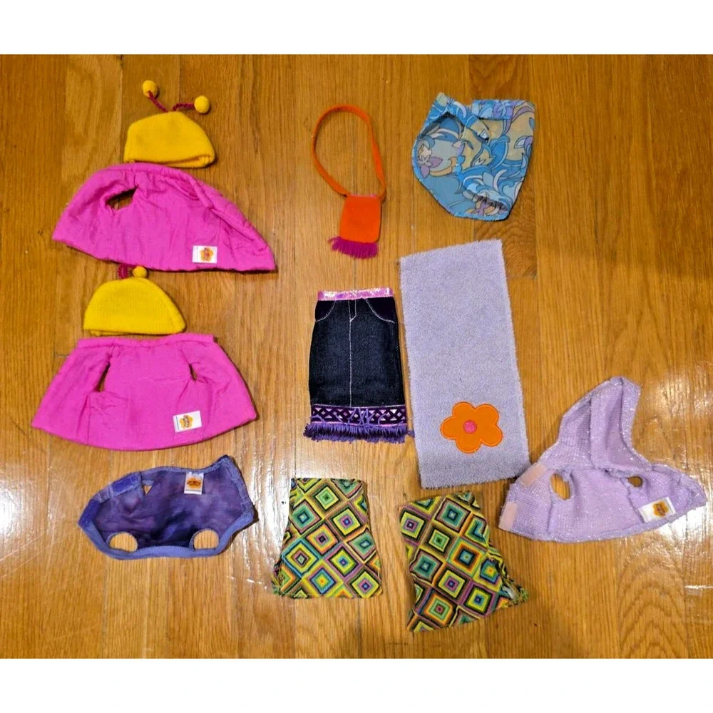 Groovy Girls Manhattan Toy Vtg Y2K Kinzey Siri Zoe 3 Dolls Clothes Accessories